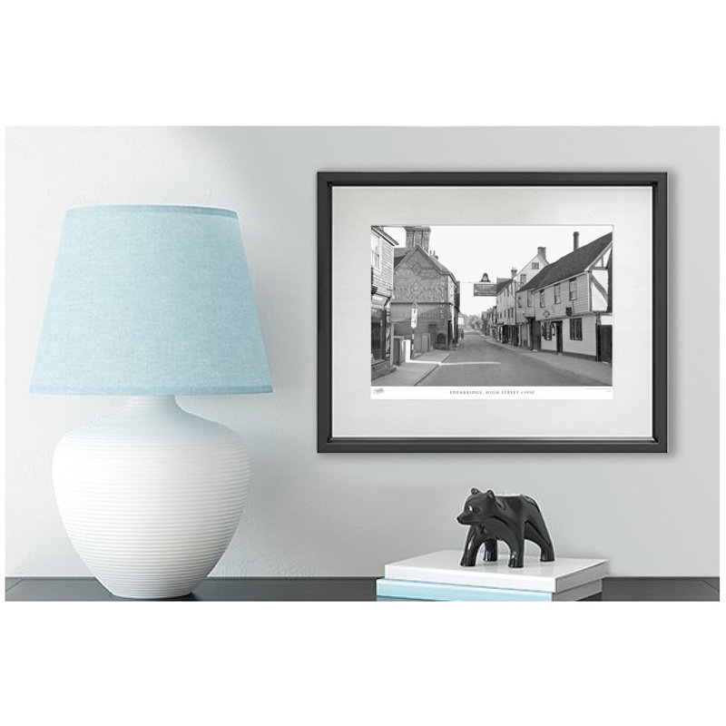 Edenbridge, High Street C1950 - Single Picture Frame Print, 28cm H x 36cm W x 2.3cm D