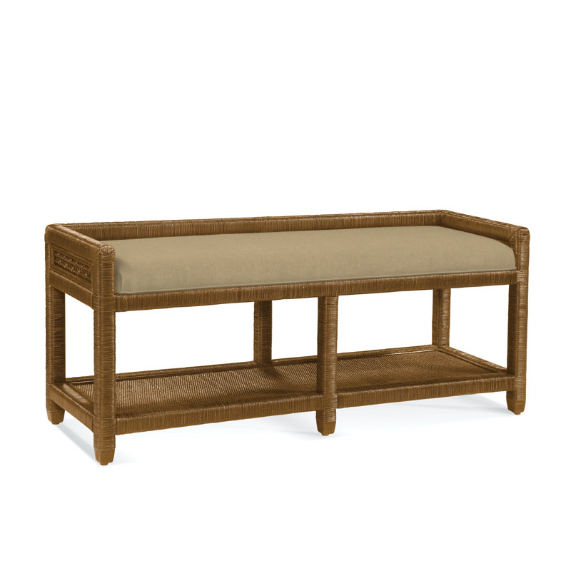 Pine Isle Upholstered Dining Bench, Elite Sand; 0321-74, Havana