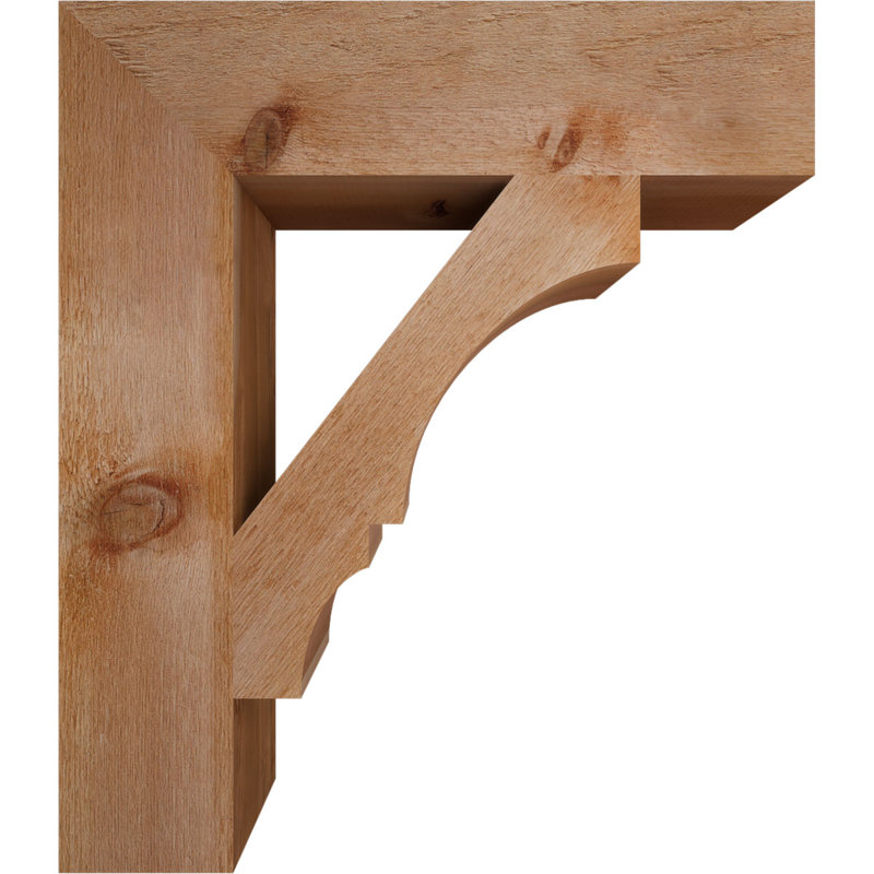 Support pour scie brute brute de l 6 po x P 26 po x H 30 po, cèdre rouge de l'Ouest, Cèdre rouge de l'Ouest brut