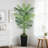 7FT  Tall Faux Palm Tree - Black Potted Fake Palms - Large Faux Palm Plant for Indoor Coastal Tree Decor, Modern Living Room & Office-771781951-771781948