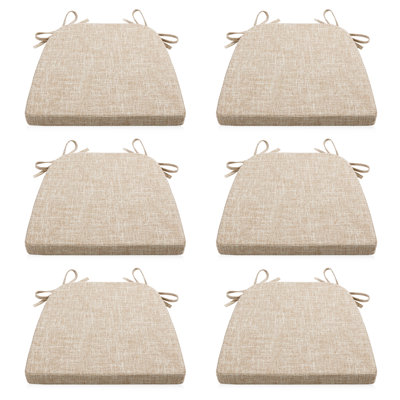 6 - Piece Chair Pad by Latitude Run