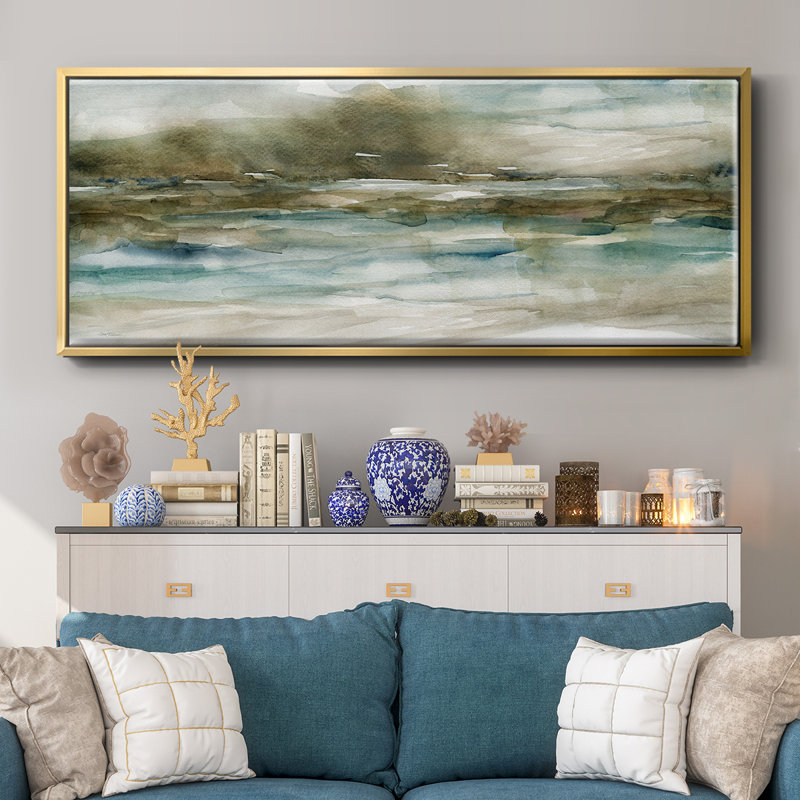 Riverbank- Framed Canvas