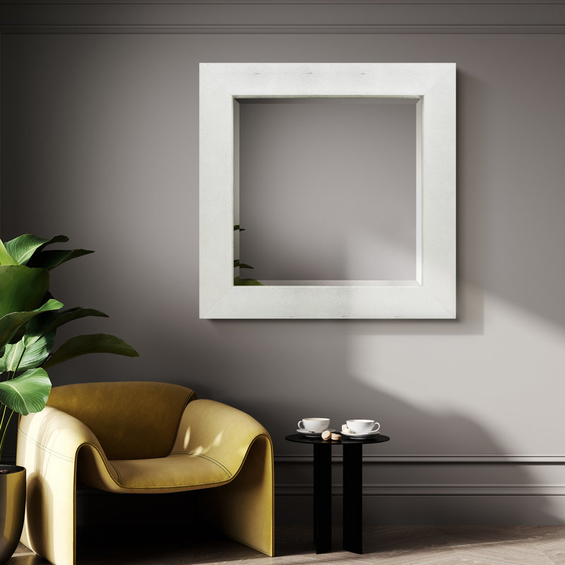Miroir d'appoint Torbert, Argent/blanc
