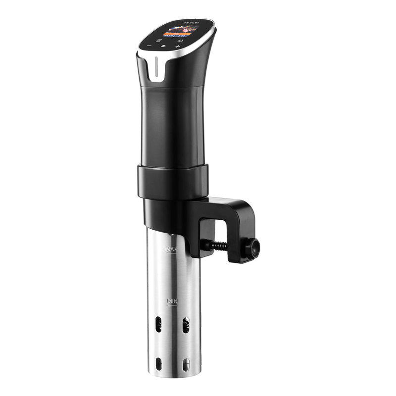 Cuiseur de précision sous vide, machine de cuisson sous vide de 1 100 W, circulateur à immersion WIFI avec 10 recettes préréglées, écran tactile ACL, chauffage rapide, température et minuterie précises, contrôle de l'application