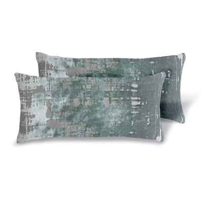 Brushstroke Mini Rectanlge Pillow Cover & Insert (Set of 2)