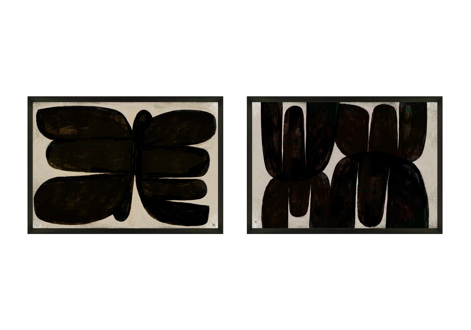 Dragonfly by StudioM, Black, 35" H x 50" W x 1.25" D