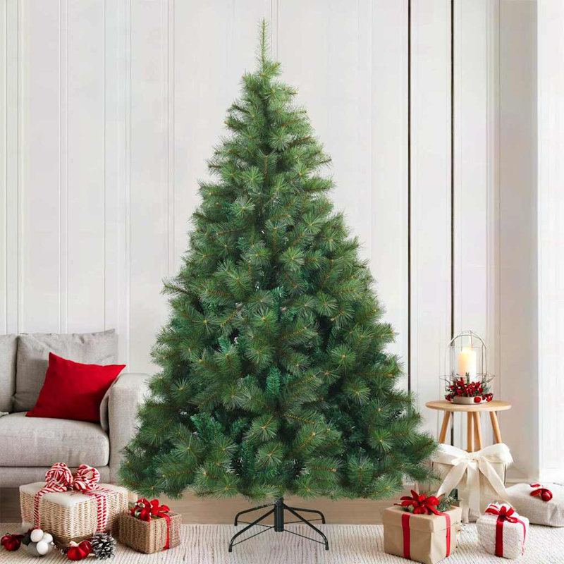  Artificial Hinged Christmas Tree Green PVC, steel, 6.89' H