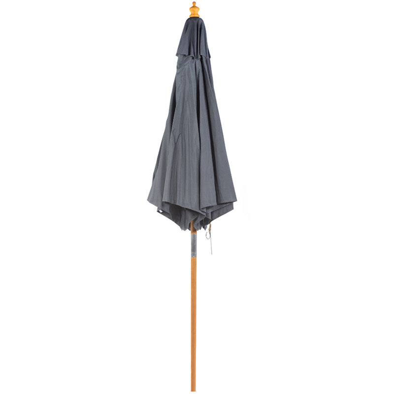 Sasha 635cm Market Parasol, Dark Grey