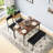 Dining Table Set for 4, Kitchen Table with 2 Chairs and bench-552673928