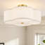 Plafonnier semi-encastré en tissu 4 lumières-1019904914-1019904924