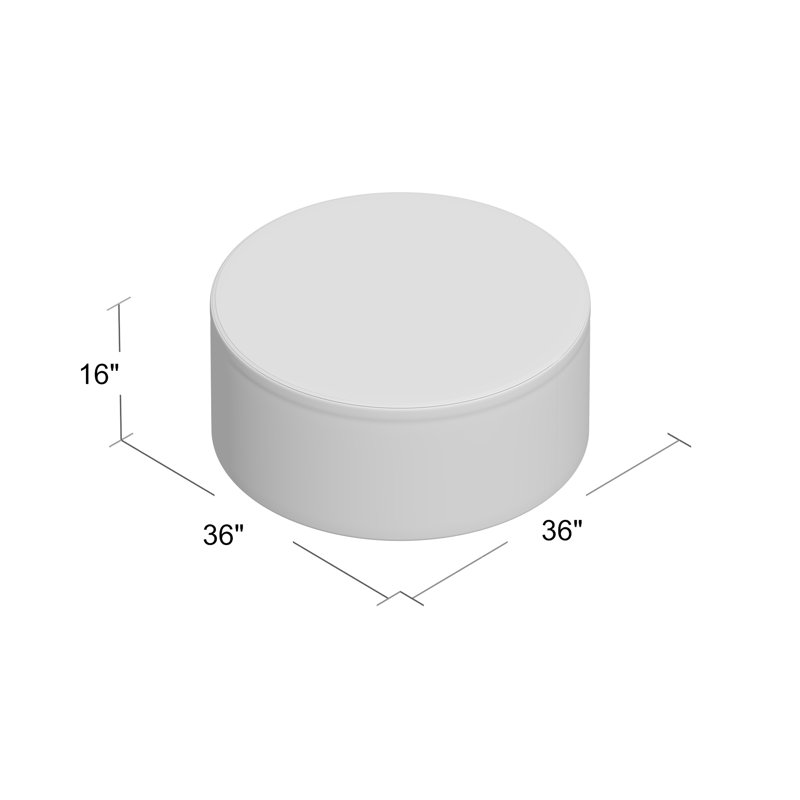 ClubNow Outdoor Pouf, Chill White