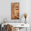 Bouddha en bois sculpté 3 pièces-92829577