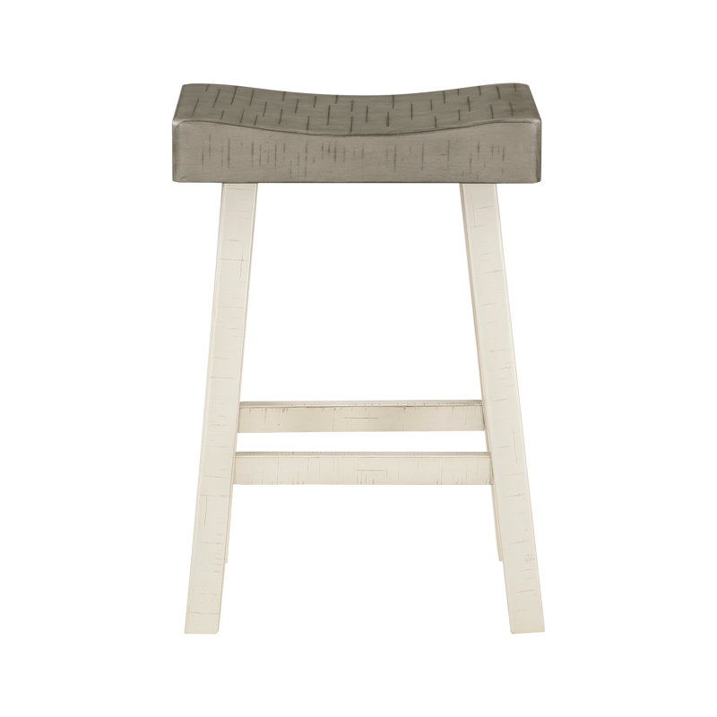 Counter Stool, Counter Stool (24" Seat Height), Coffee/White