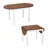 Extendable Table with Drop-Leaf
