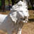 Lion Facing Right Statue