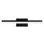 1 Light Vanity Lights Wall Light Black Contemporary