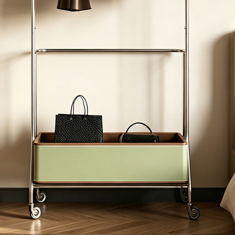 Portemanteau en acier inoxydable, Vert