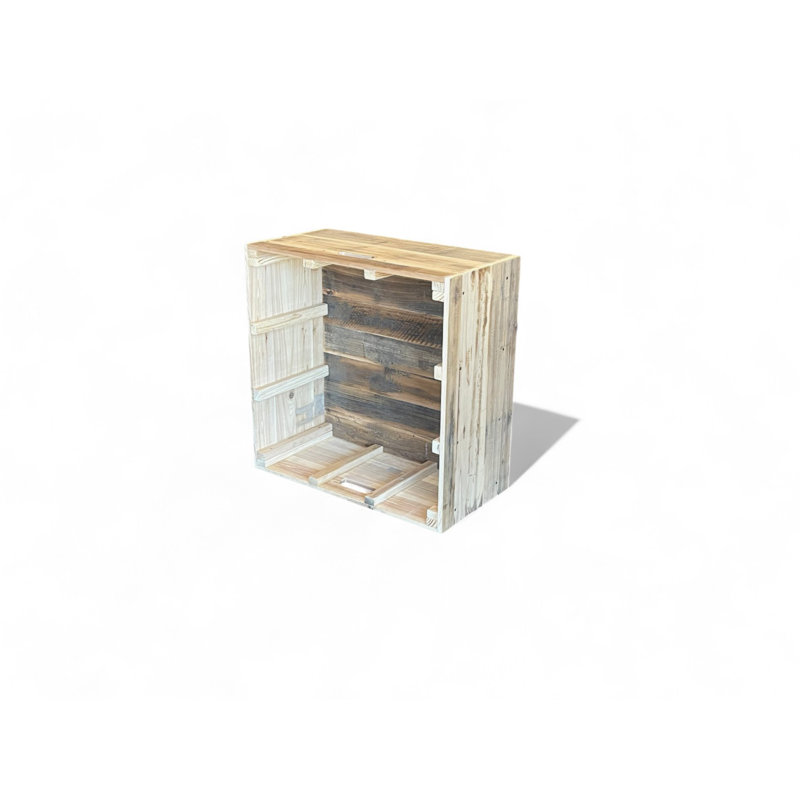 Heirloum Solid Wood Decorative Bin, 119 qts, Unfinished