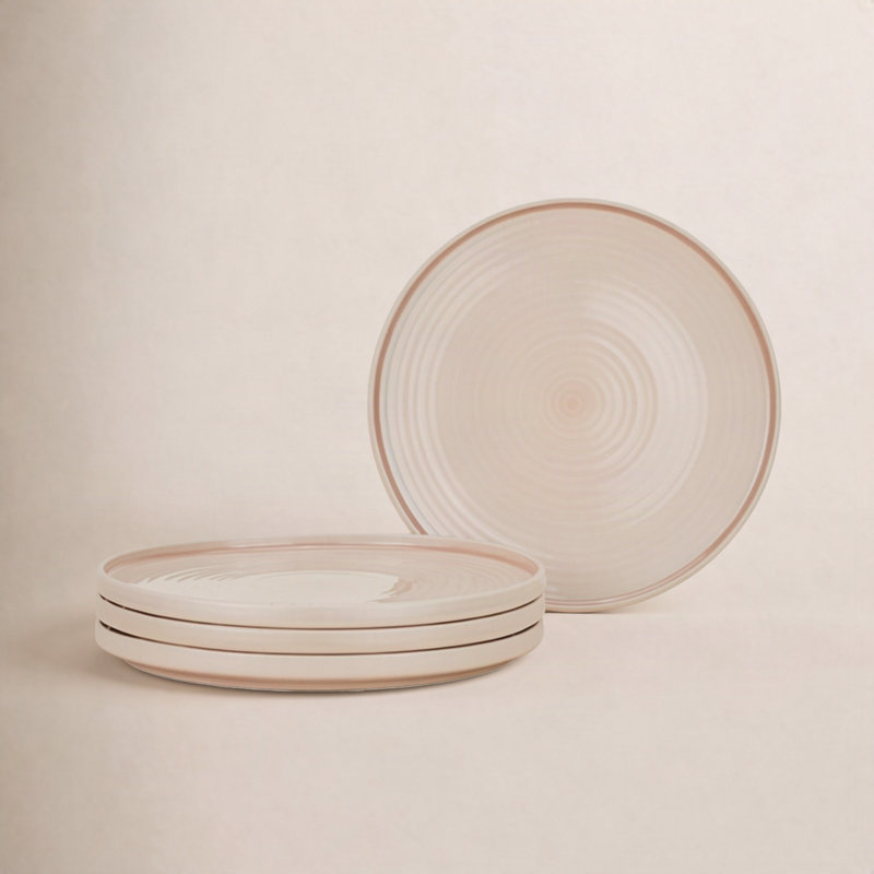 Essential Dinnerware Stoneware Dinner Plate, Blush