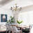 Kahmiyah 24 - Light Dimmable Sputnik Modern Linear Chandelier-810029273