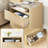 Seyla 23''W Nightstand Set of 2 with 2-Drawer Open Cubby, Built-In Charge Outlets-635336227-609790903