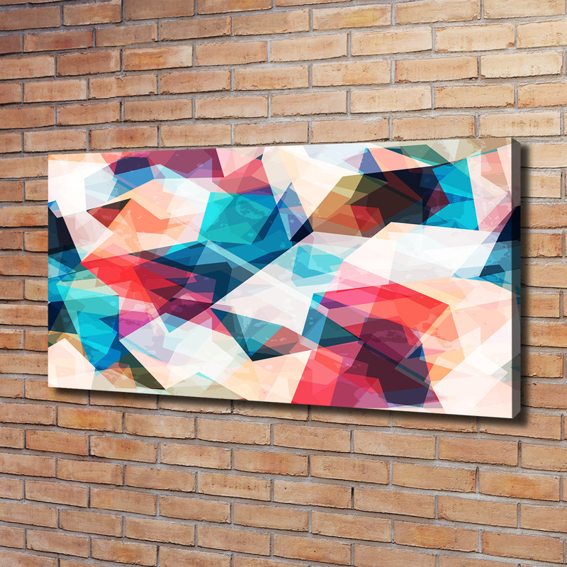 Mosaic Abstraction - Wrapped Canvas Print