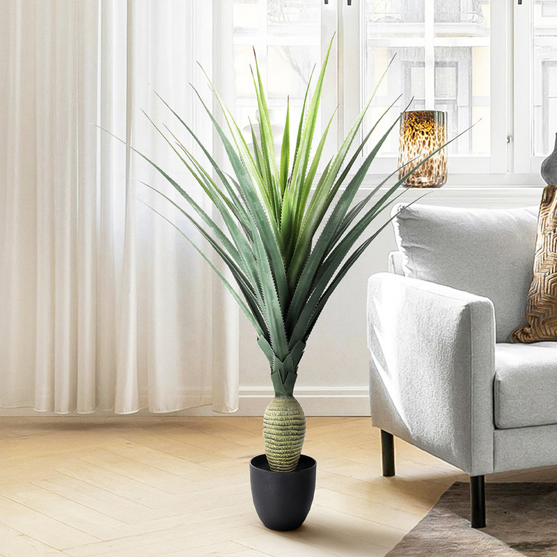 Agave artificielle en pot Cisneros