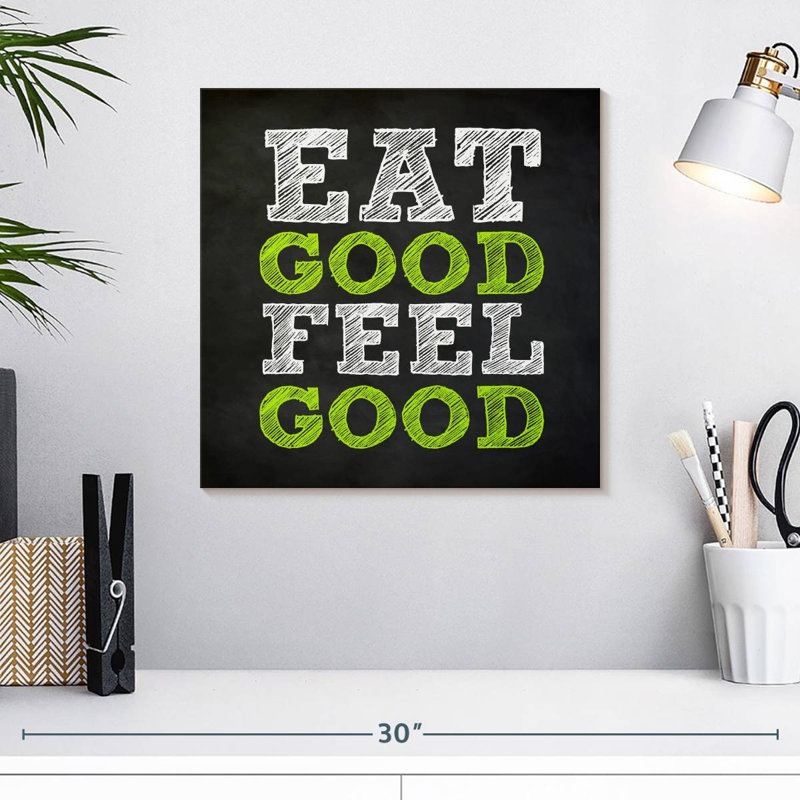Tergel Eat Good Feel Good, H 16 po x l 16 po