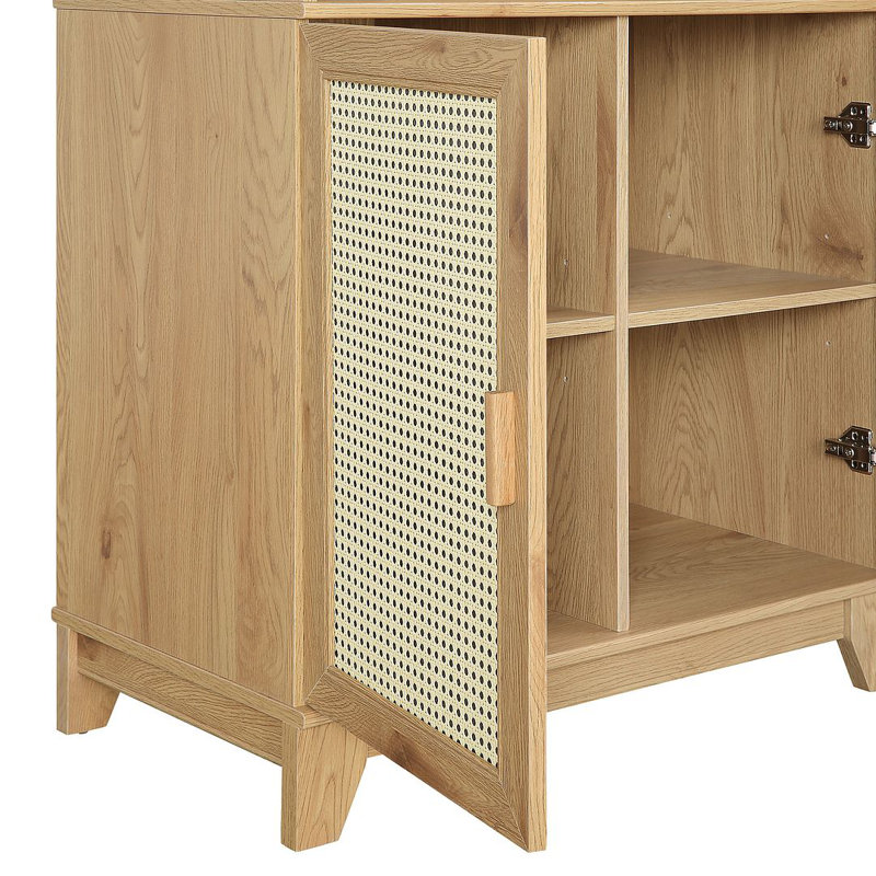 Cailidh Book Cabinet Storage Bookcase, Nature