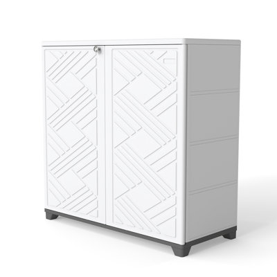 Yardgrace 75 Gallons Diamond-shaped Outdoor Storage Cabinet by Yardgrace