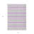 3' X 5' Pearl Striped Washable Non Skid Indoor Outdoor Area Rug