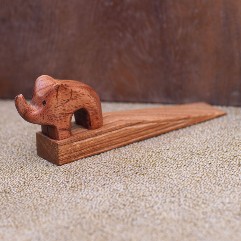 Cozzie Cute Elephant Wood Draft Excluder