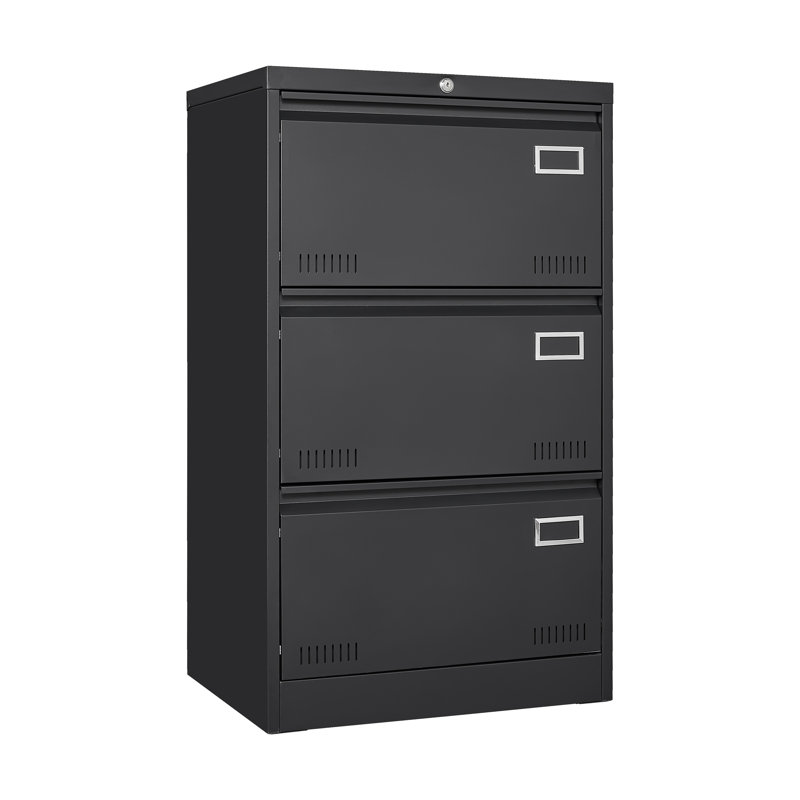 Drawer Metal Lateral File Cabinet With Lock,Office Vertical Files Cabinet  Home Office/Legal/Letter/A,Locking Metal File Cabinet,Assembly Required