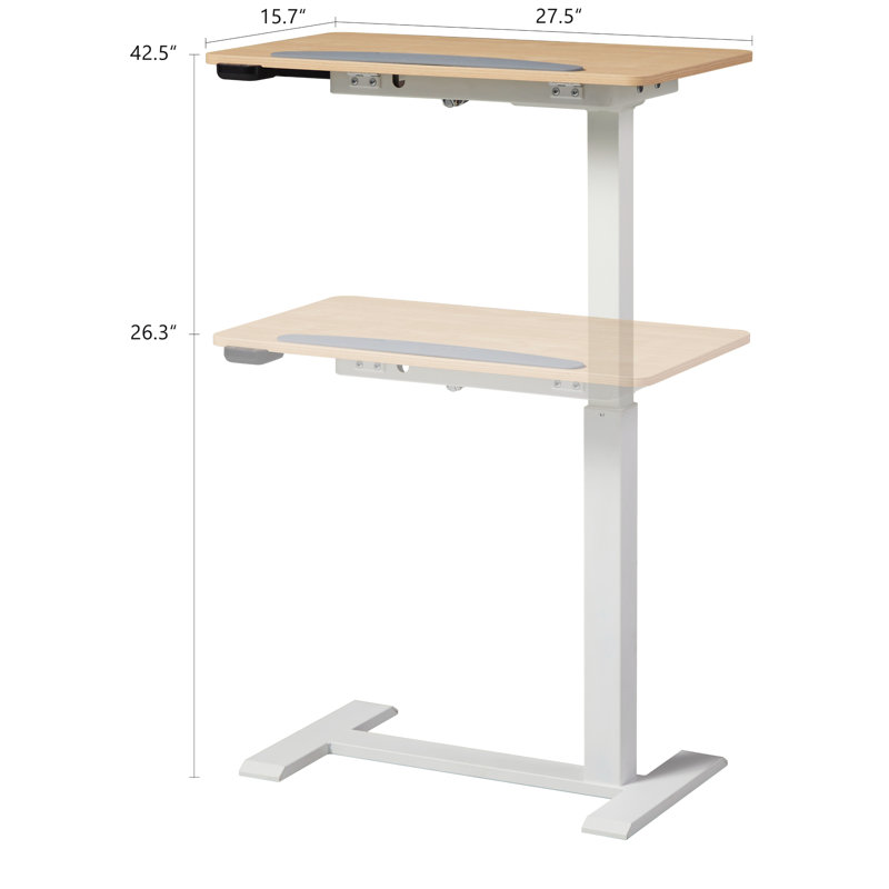 K30016 Electric Height Adjustable Standing Desk, Natural