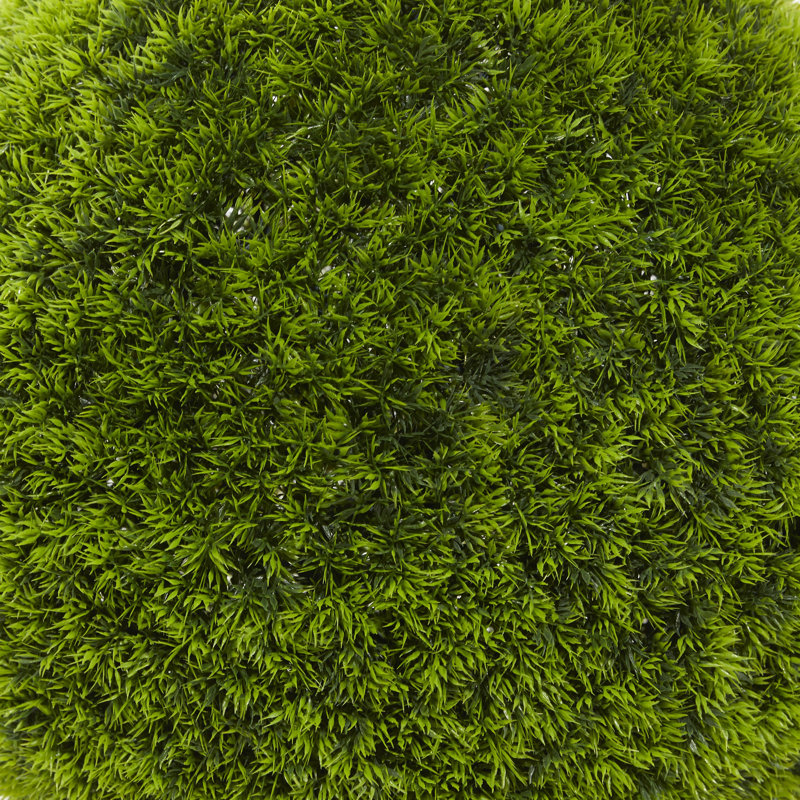 Boule de feuillage artificielle verte, H 22 po x l 22 po x p 22 po