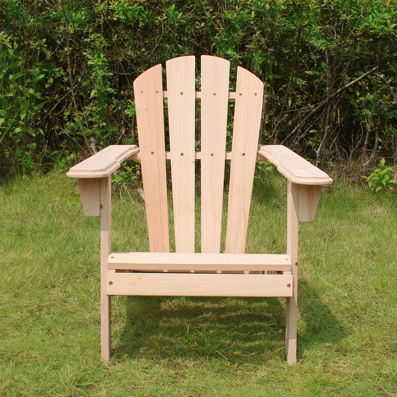 Ebner Kids 9.84'' Wood Outdoor Table Or Chair Chair and Ottoman