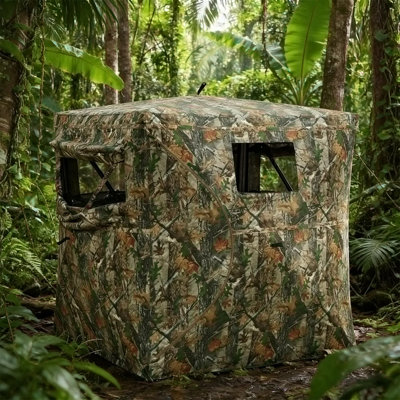 All-Weather Shelter See Through Pop Up Blind