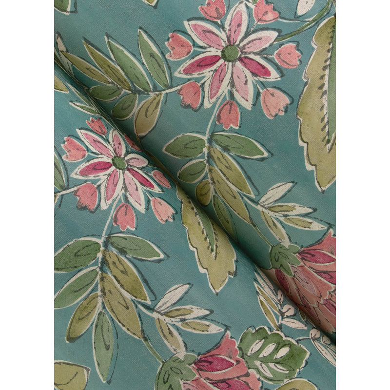 Papier peint Begonia Sea Floral Trail, Rose