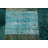 Distressed Wool Geometric Patchwork Area Rug 7x10