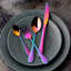 Iridescent Rainbow 16 Piece Cutlery Set, Service for 4