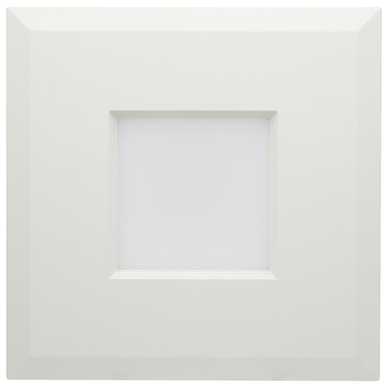 6'' Square Selectable Color Temperature Dimmable LED Retrofit Recessed Lighting Kit