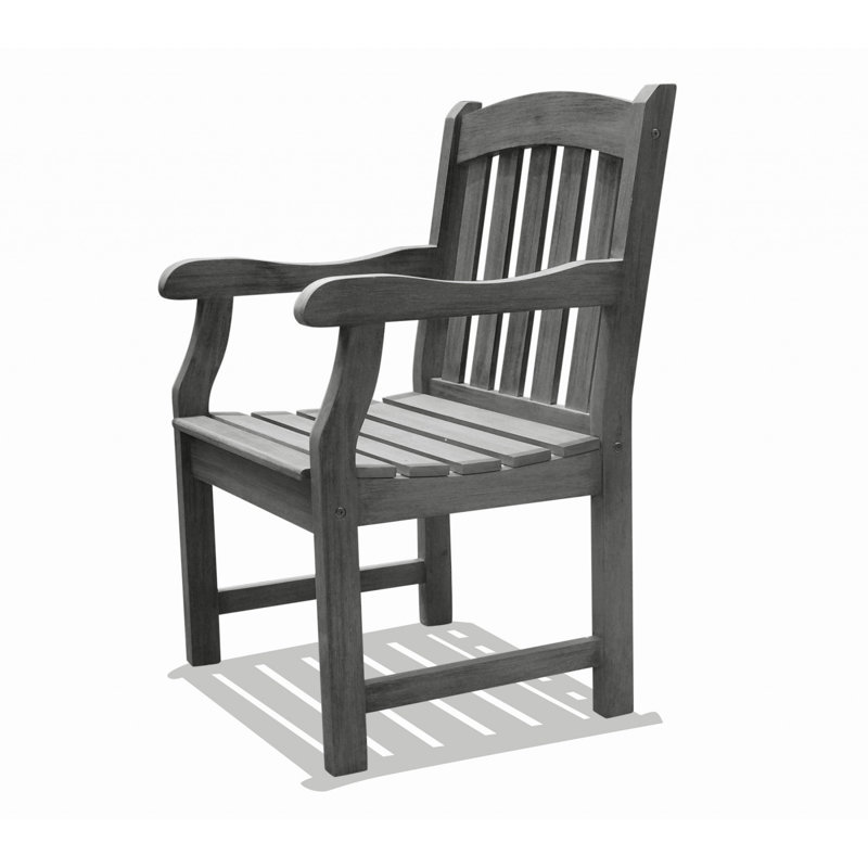 Chaise de patio Rosenblum, Gris