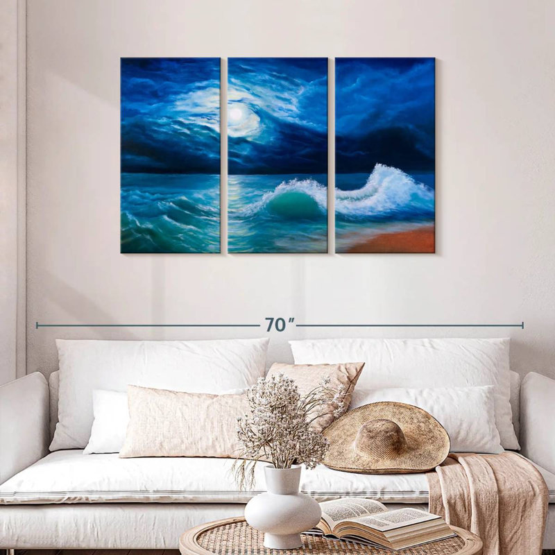 Gillard Blue Moon, 28" H x 45" W