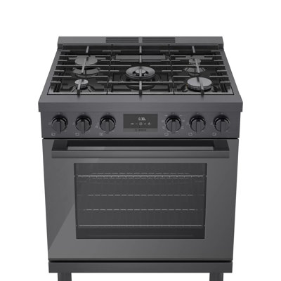 800 Series 30" 4 cu. ft. Freestanding Dual Fuel Range with True European Convection