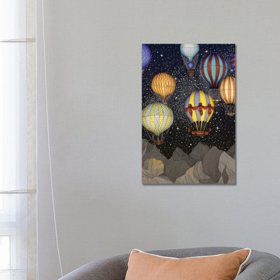 Night Flight Colour Version by Ella Mazur - Gallery-Wrapped Canvas Giclée on Canvas