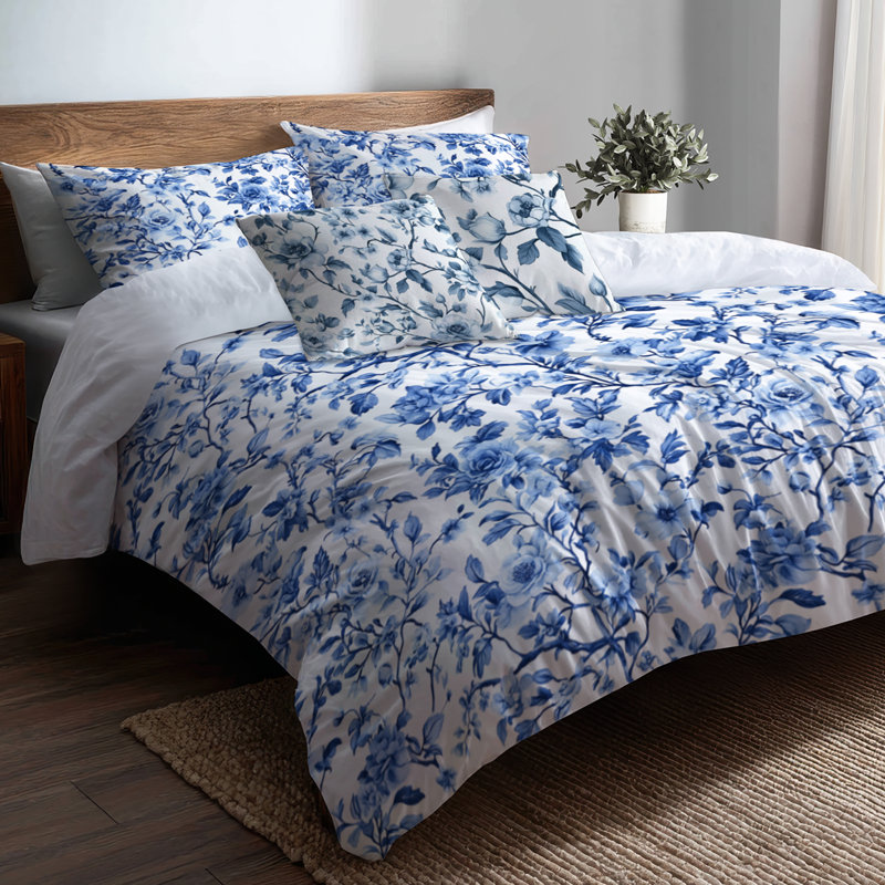 Ensemble de literie 6 pièces French Country, King Comforter + 5 Additional Pieces