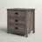 Bevyn Classic Framed 3-Drawer Nightstand-88187411