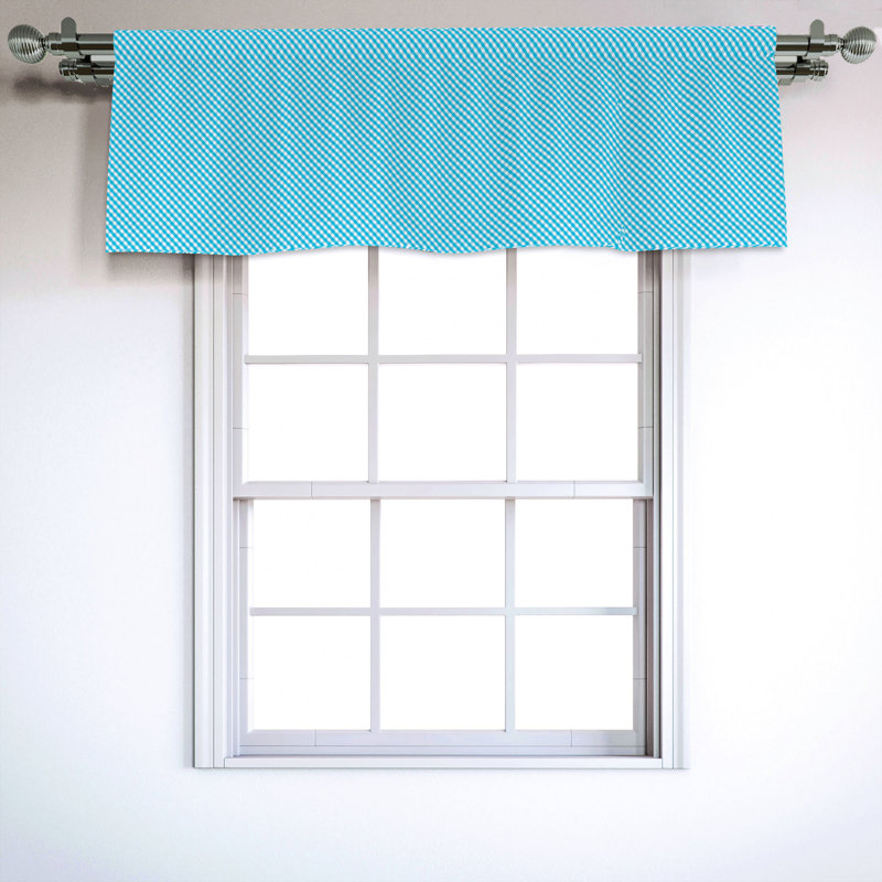 Sateen Ruffled Window Valance