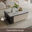 Table basse extensible cachée avec roulettes silencieuses-507979960-507979963-507979943