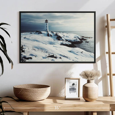 Hiver au phare de Peggy Point